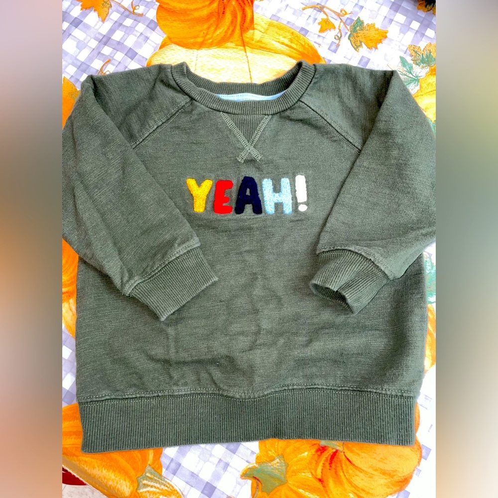 Gymboree “yeah” sweatshirt 12-18m